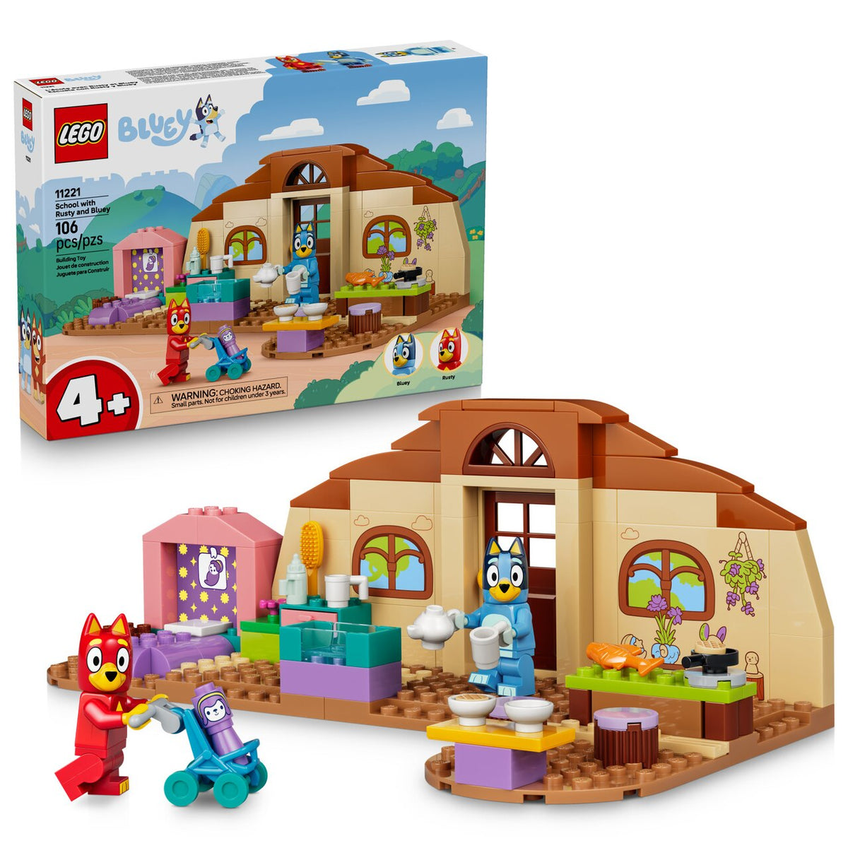 LEGO® School with Rusty and Bluey - 11221 - image 1